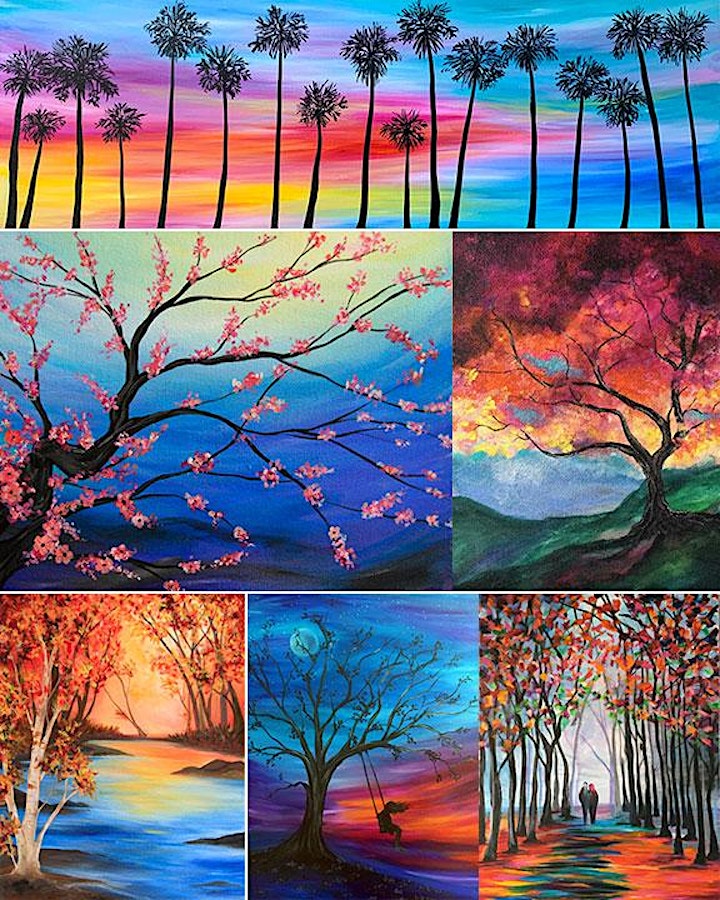 Trees of All Kinds Acrylics with Jen Livia image