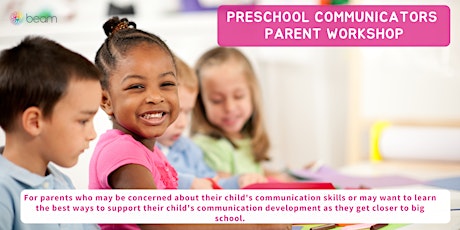 Preschool Communicators Parent Workshop - Online primary image