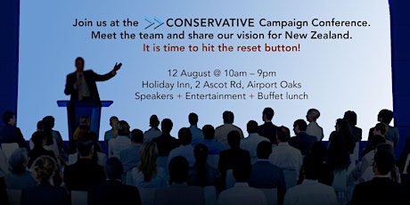 Conservative Party NZ Campaign Conference primary image
