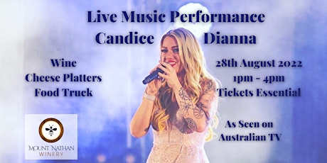 Live Music Performance with Candice Dianna @ Mount Nathan Winery