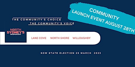 North Sydney's Independent - NSW State Election Launch