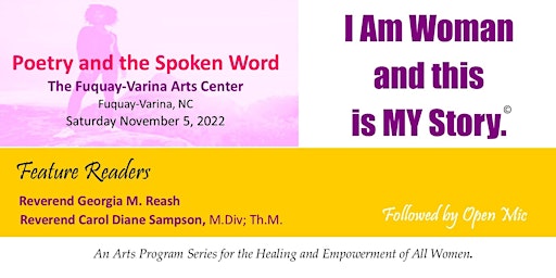 I am Woman and this is MY Story - Poetry and Spoken Word Gathering