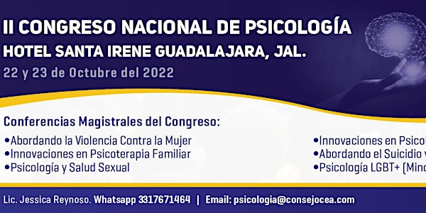 II CONGRESO NACIONAL DE PSICOLOGIA