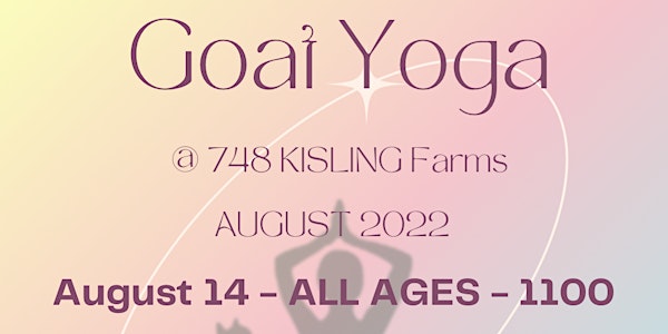Goat Yoga - All Ages
