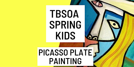 KIDS PICASSO PLATE PAINTING - Tuesday 20th September 10am - 12noon