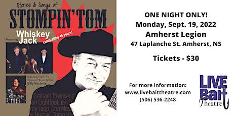 Whiskey Jack presents Stories and Songs of Stompin' Tom