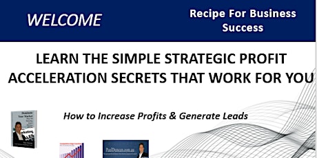 LEARN THE SIMPLE STRATEGIC PROFIT ACCELERATION SECRETS THAT WORK FOR YOU