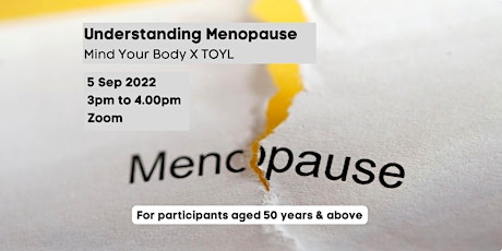 Understanding Menopause | Mind Your Body X TOYL