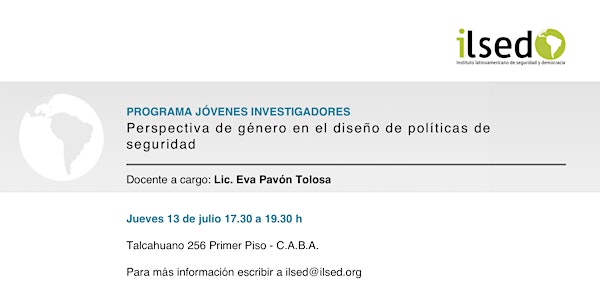Perspectiva de género en el diseño de políticas de seguridad