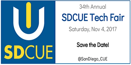 SDCUE 2017 Tech Fair (Credit Card Only) primary image