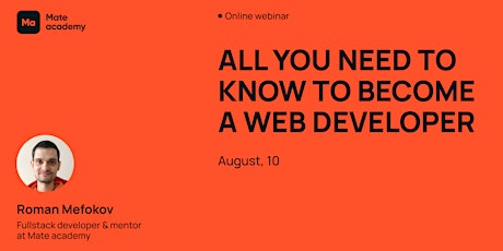 All you need to know to become a Web Developer