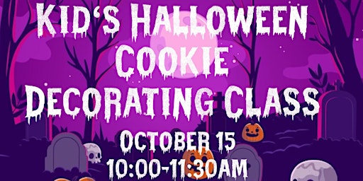 Kid’s Halloween Cookie Decorating Class