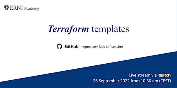 Terraform Templates Kick-off session