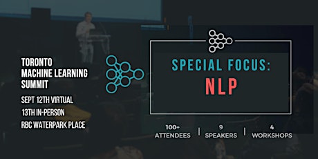 TMLS Machine Learning Summit on NLP (Hybrid)