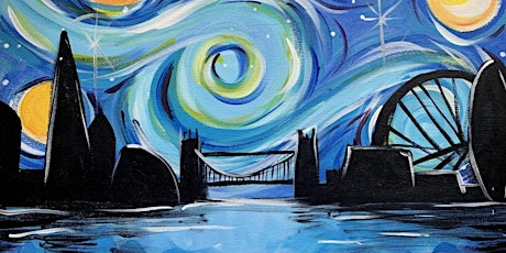 Paint and Sip- Mayfair | Starry Night Over London