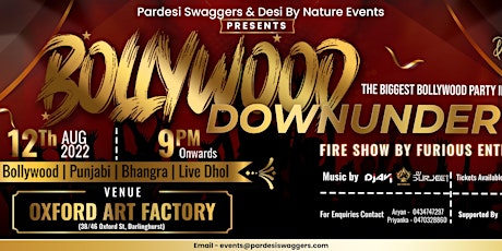 Bollywood Downunder - The Biggest Bollywood Party In Sydney