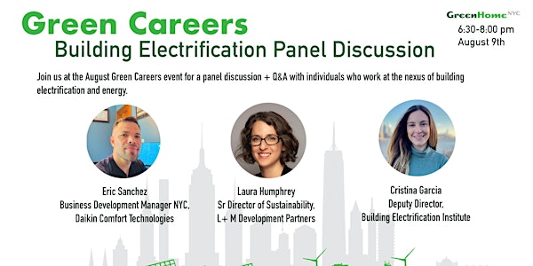 Green Careers August - Building Electrification
