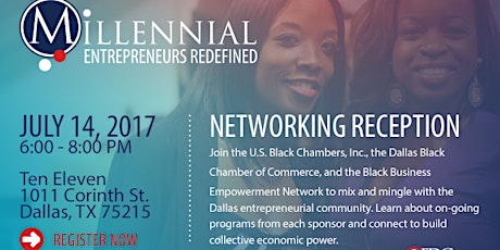 Millennials Entrepreneurs Redefined Dallas Network Reception  primary image