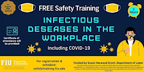 Entrenamiento  GRATIS Infecciosas en El Trabajo: Incluyendo El COVID-19