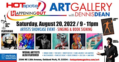 Artist's Showcase at the Hotspots! Art Gallery with Dennis Dean