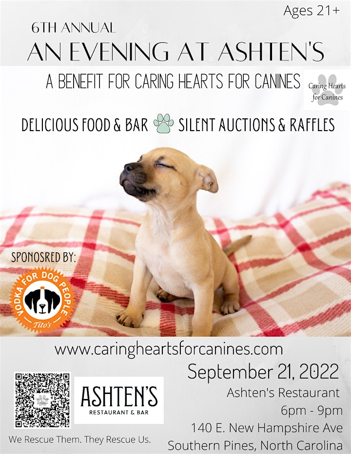 6th Annual Evening at Ashten's Benefit Event for Caring Hearts for Canines image