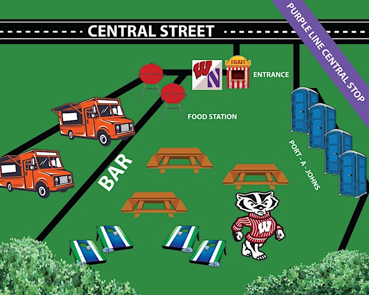 The Official Wisconsin Tailgate at Northwestern! image