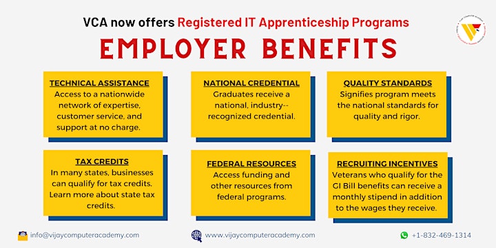 VCA Registered IT Apprenticeship Programs - Info Session for Employers image