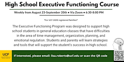 High School Executive Functioning Course