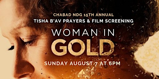 Tisha B'Av Prayers and Film Screening | Woman in Gold