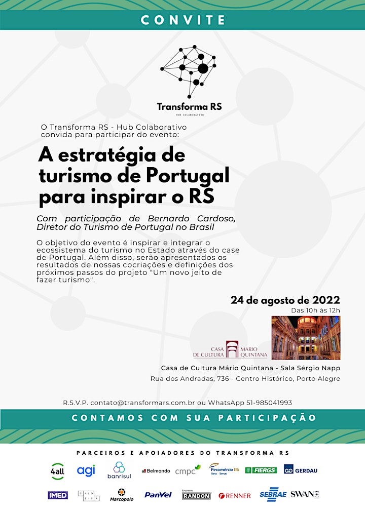 Imagem do evento A estratégia de turismo de Portugal para inspirar o RS