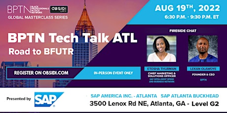 BPTN Tech Talk Atlanta primary image
