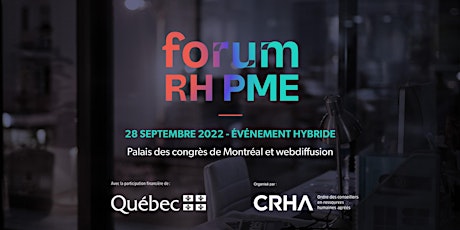 Forum RH PME - Événement en personne ou à distance