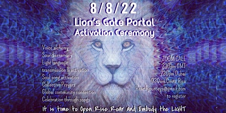 Lion’s Gate Portal Activation Ceremony