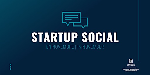 Startup Social: en novembre| in November