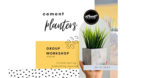 Cement Planter Workshop