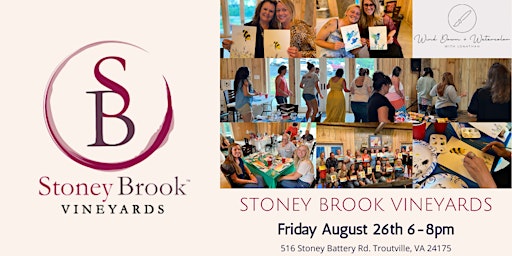 Sip and Paint at Stoney Brook Vineyards