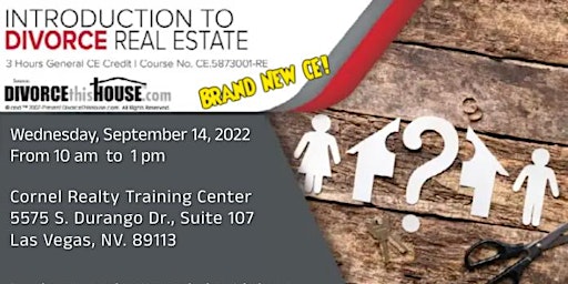 Introduction to Divorce Real Estate (General CE Requirement)