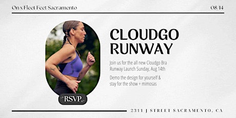 ON X FLEET FEET SACRAMENTO: Cloudgo Runway