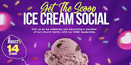 "Get the Scoop" New Member Ice Cream Social