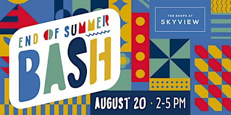 Skyview- End of Summer Bash (Free Admission!)