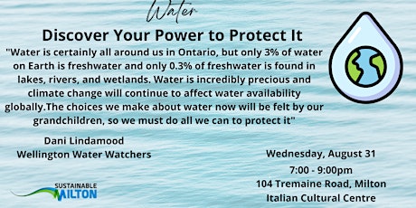 WATER: Discover Your Power to Protect it
