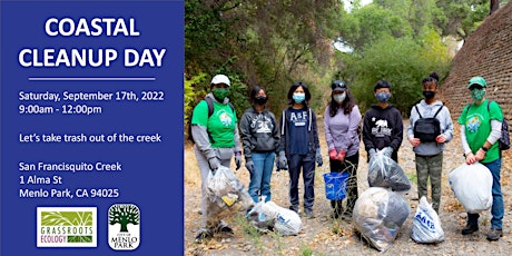 2022 Coastal Cleanup Day at San Francisquito Creek