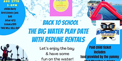 BIG BACK TO SCHOOL WATER FUN PLAY DATE