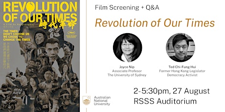 Special Screening + Q&A | Revolution of Our Times