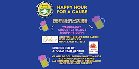 MIAMI LAKES BAR ASSOCIATION - HAPPY HOUR FOR A CAUSE