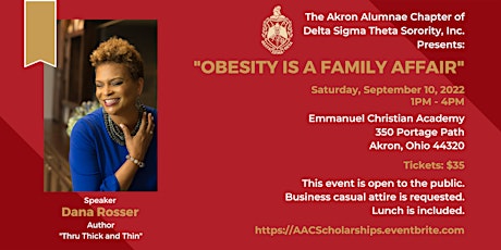 AAC Scholarship Luncheon: Featuring Dana Rosser- Obesity is a Family Affair
