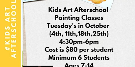 Kids After School Art Classes: Painting