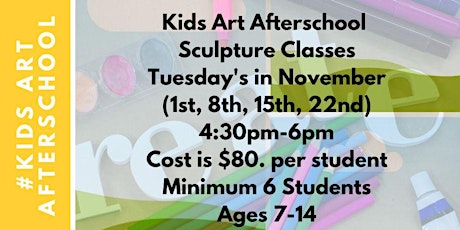 Kids After School Art Classes: Sculpture