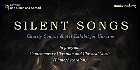 "Silent songs". Charity concert and art sale for Ukraine
