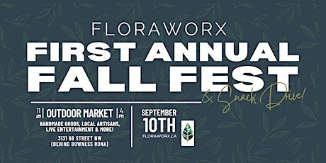 FLORAWORX FALL FEST & SNACK DRIVE